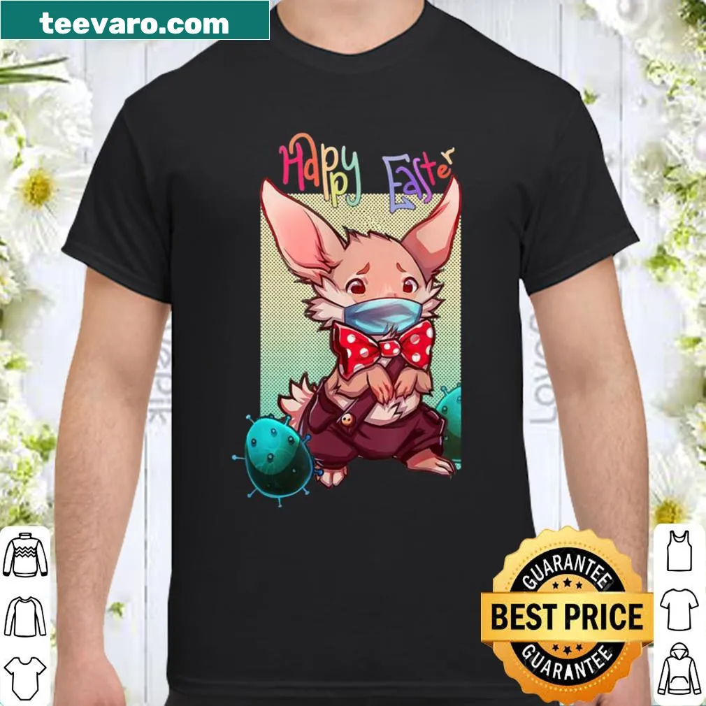 Adorable Easter shirt with a unicorn rabbit illustration for girls