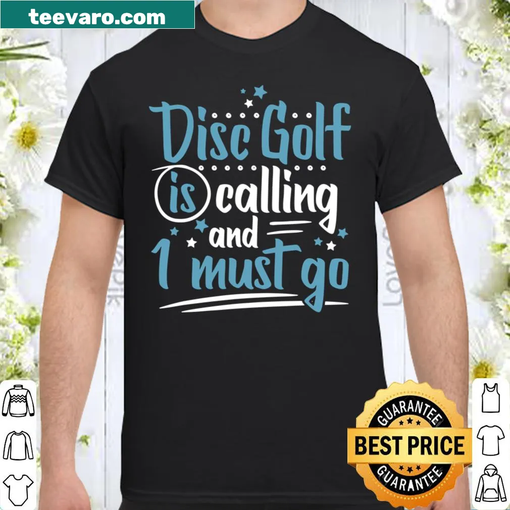 Playful disc golf shirt with fun text