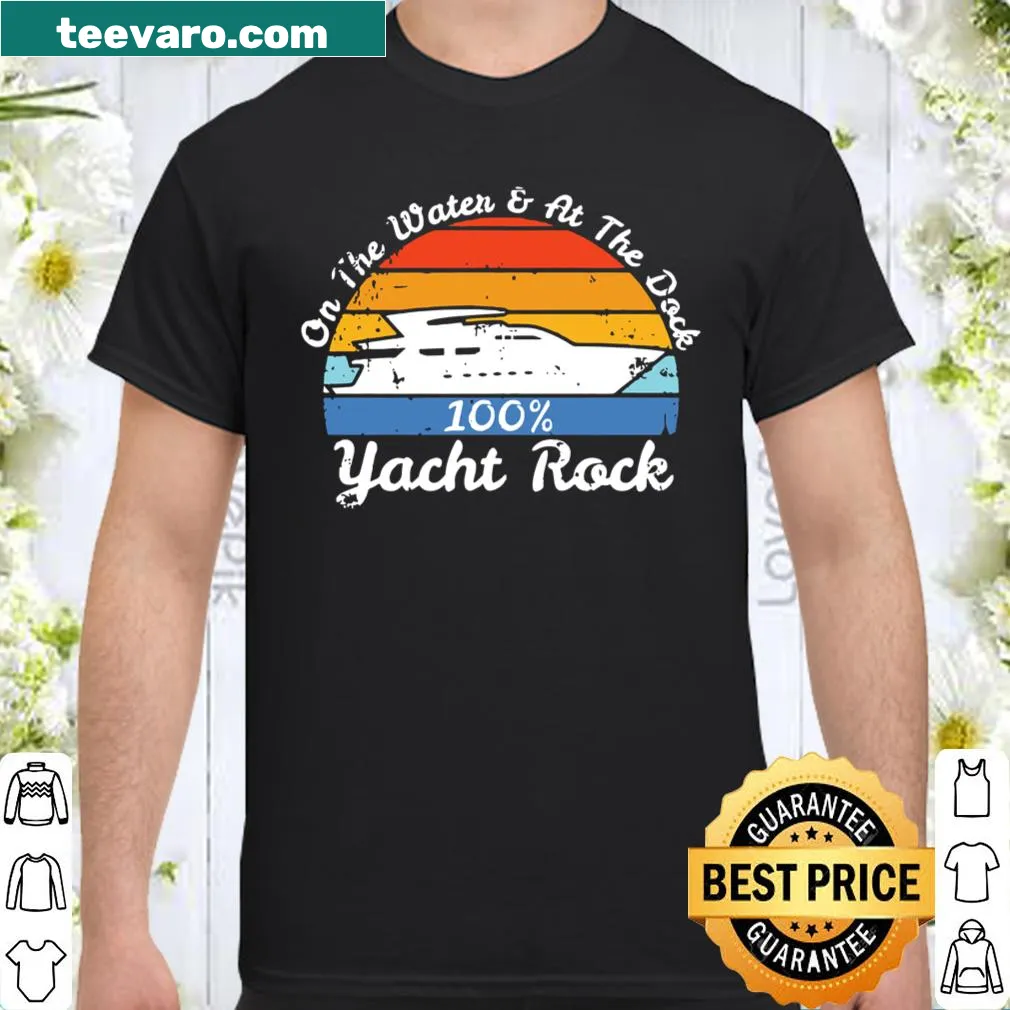 Vintage shirt with a distressed design celebrating yacht rock music