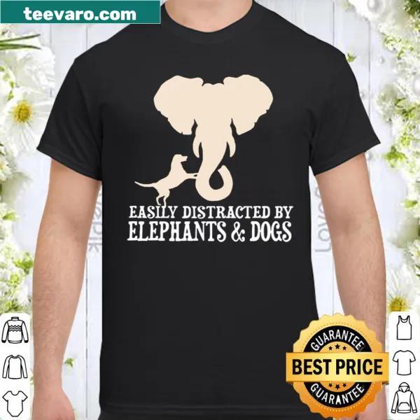 Funny animal distraction graphic T-shirt