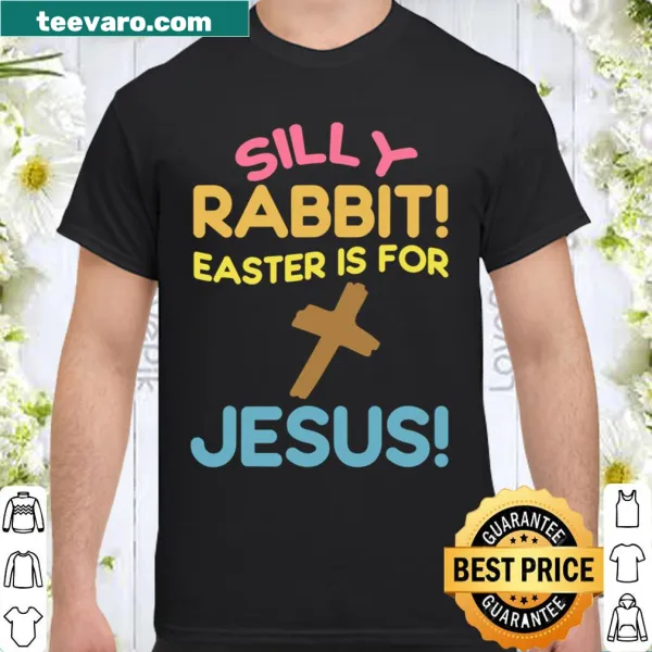 Funny Easter shirt featuring a silly rabbit cartoon