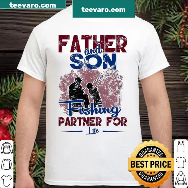 Sentimental fishing-themed shirt showcasing the bond between father and son