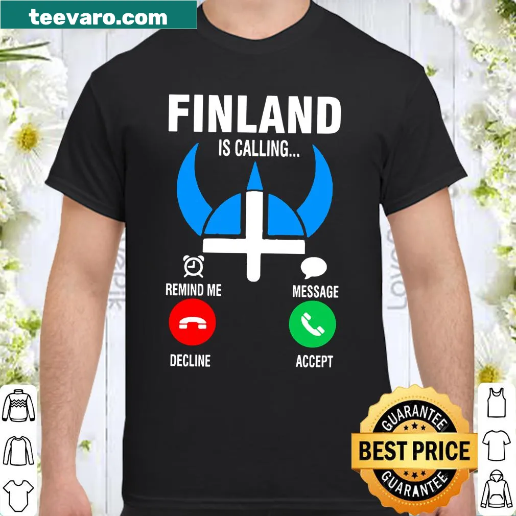 Travel-themed shirt expressing love for Finland