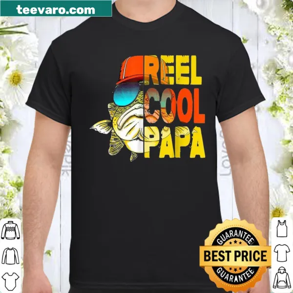 Illustration of a fishing reel with the text 'Cool Papa'