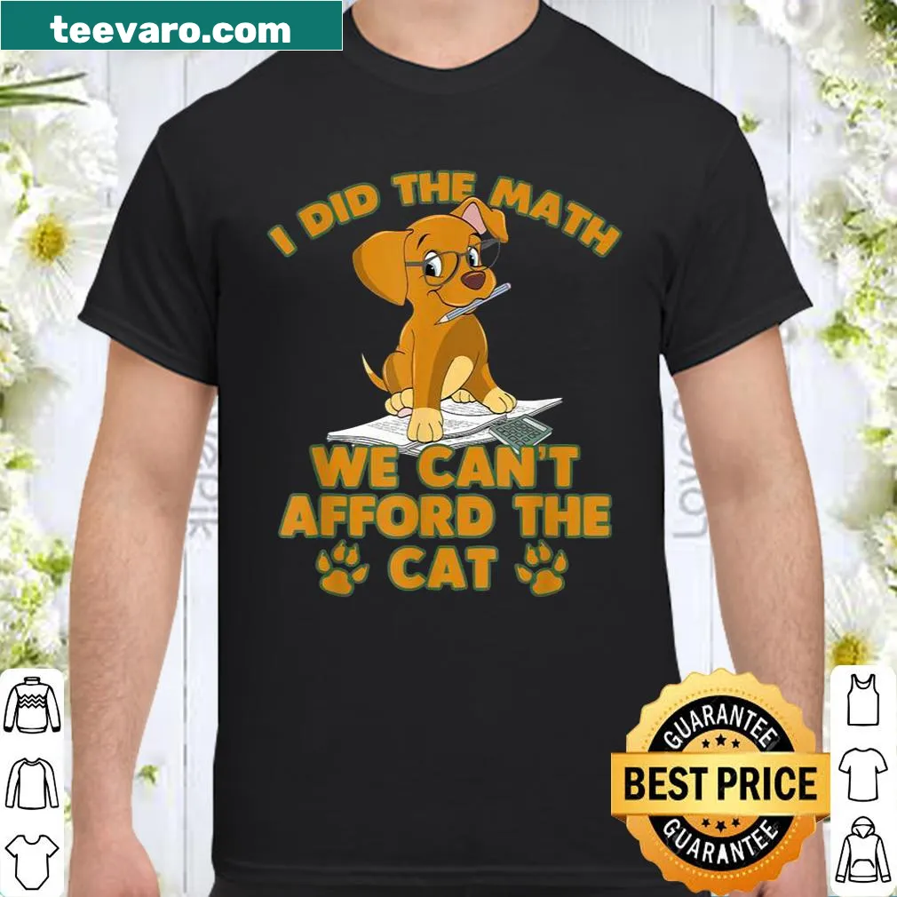 Cute puppy t-shirt with humorous text about dog ownership