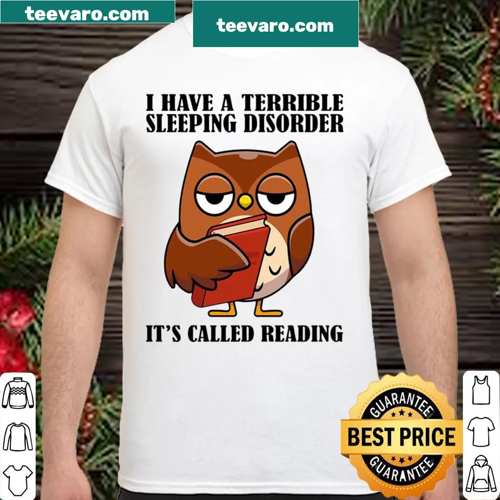Vintage-style shirt with an owl and funny reading quote