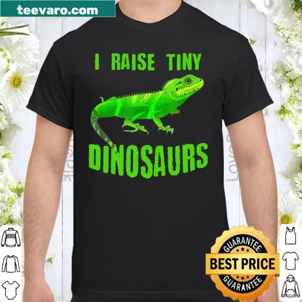 Illustrated shirt featuring a Chinese Water Dragon lizard