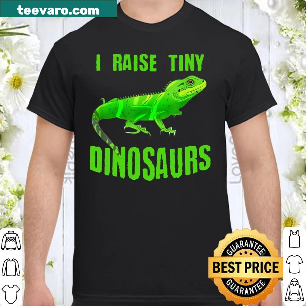 Illustrated shirt featuring a Chinese Water Dragon lizard