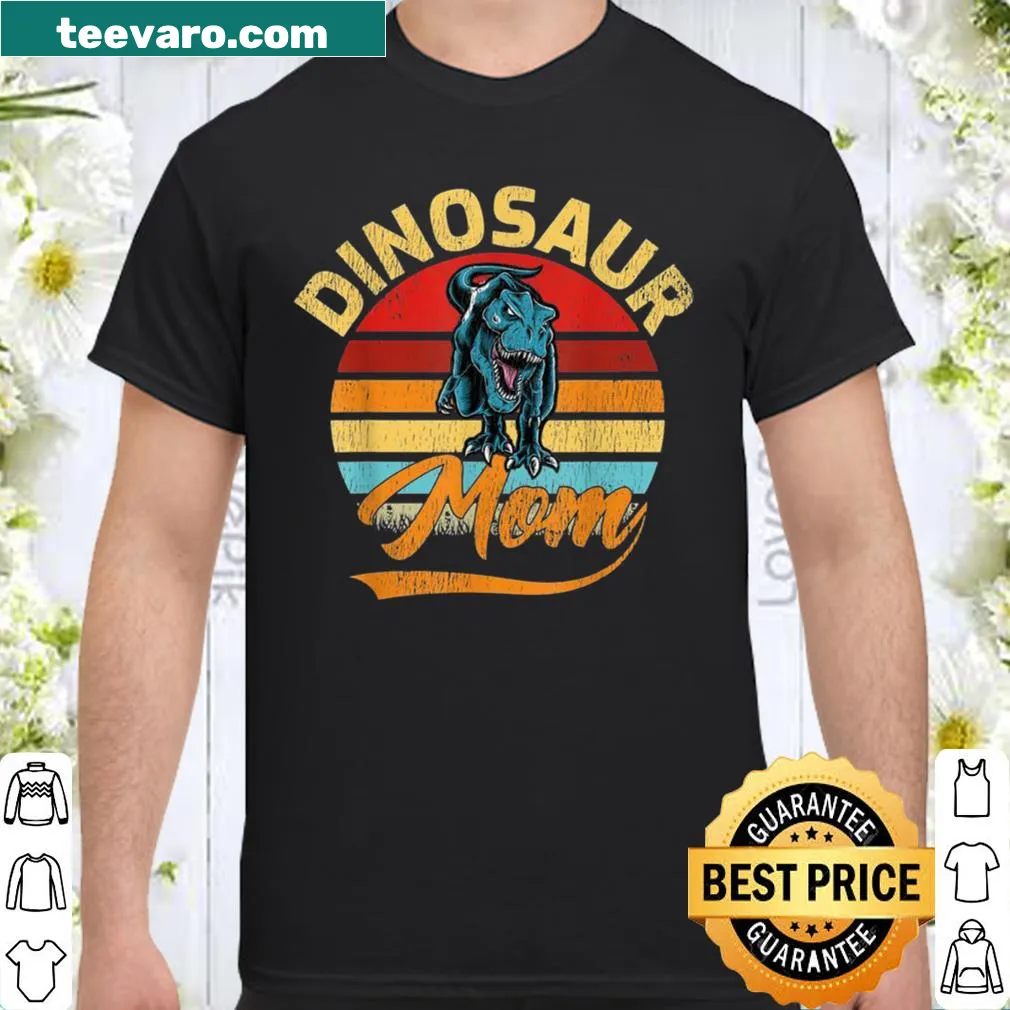 Vintage dinosaur-themed Mother's Day shirt with a humorous message