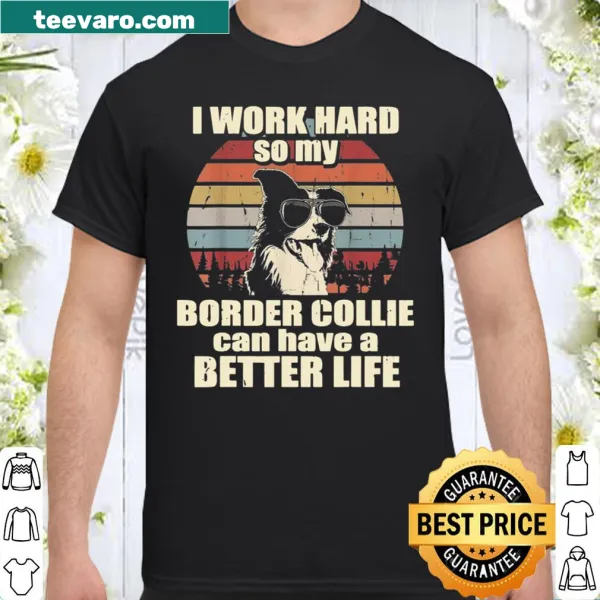 Funny t-shirt for Border Collie lovers with humorous message