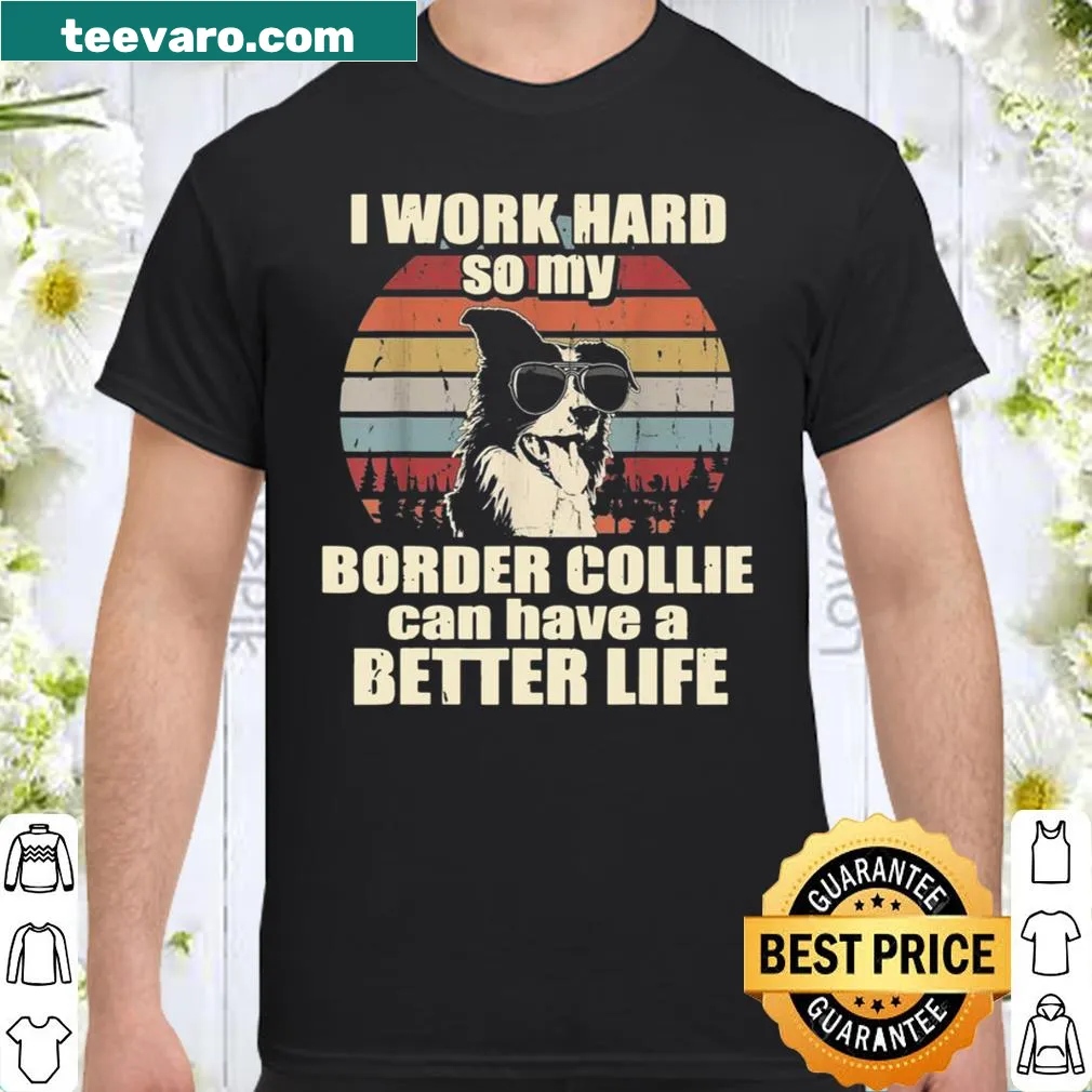 Funny t-shirt for Border Collie lovers with humorous message