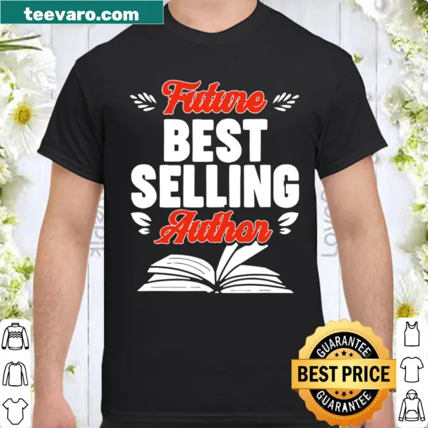 Shirt declaring 'Future Book Author' in elegant typography