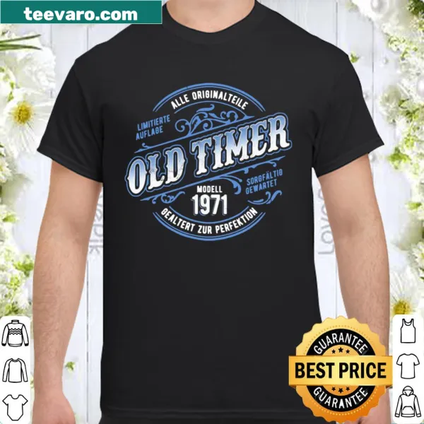 Vintage shirt celebrating year 1971