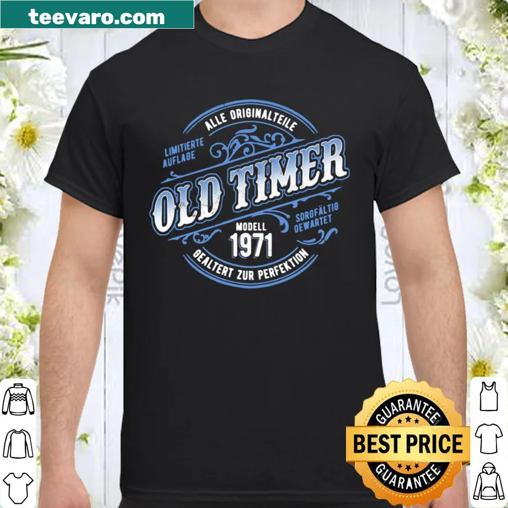 Vintage shirt celebrating year 1971