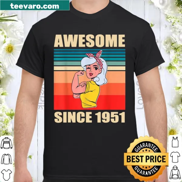 Vintage shirt commemorating a 70th birthday in 1951