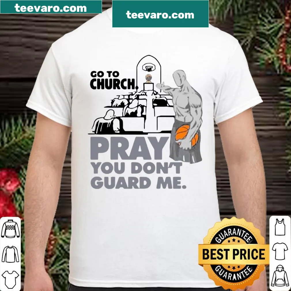 Humorous typography shirt about faith and personal freedom