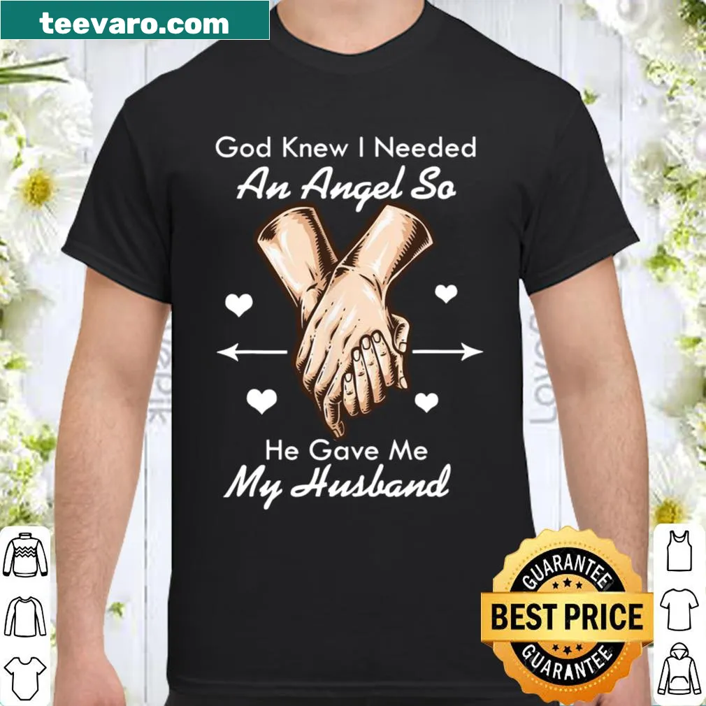 Sentimental shirt about husbands as angels