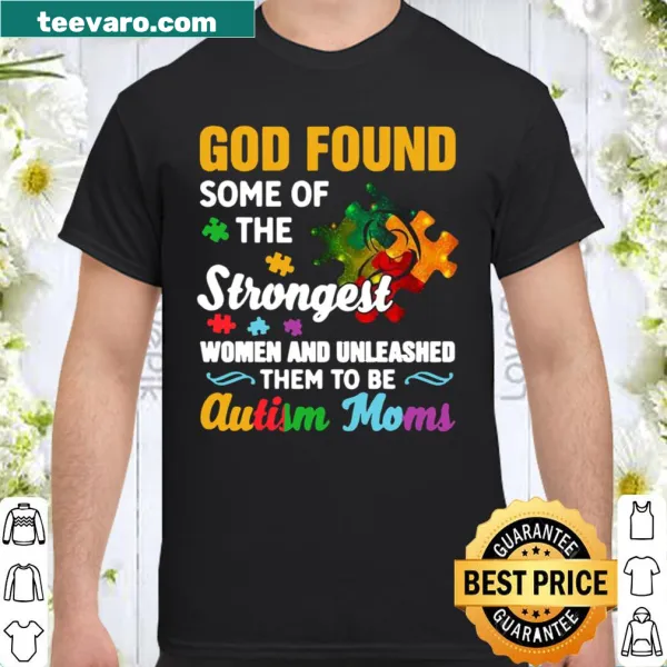 Shirt with a heartfelt phrase celebrating Autism Moms' strength