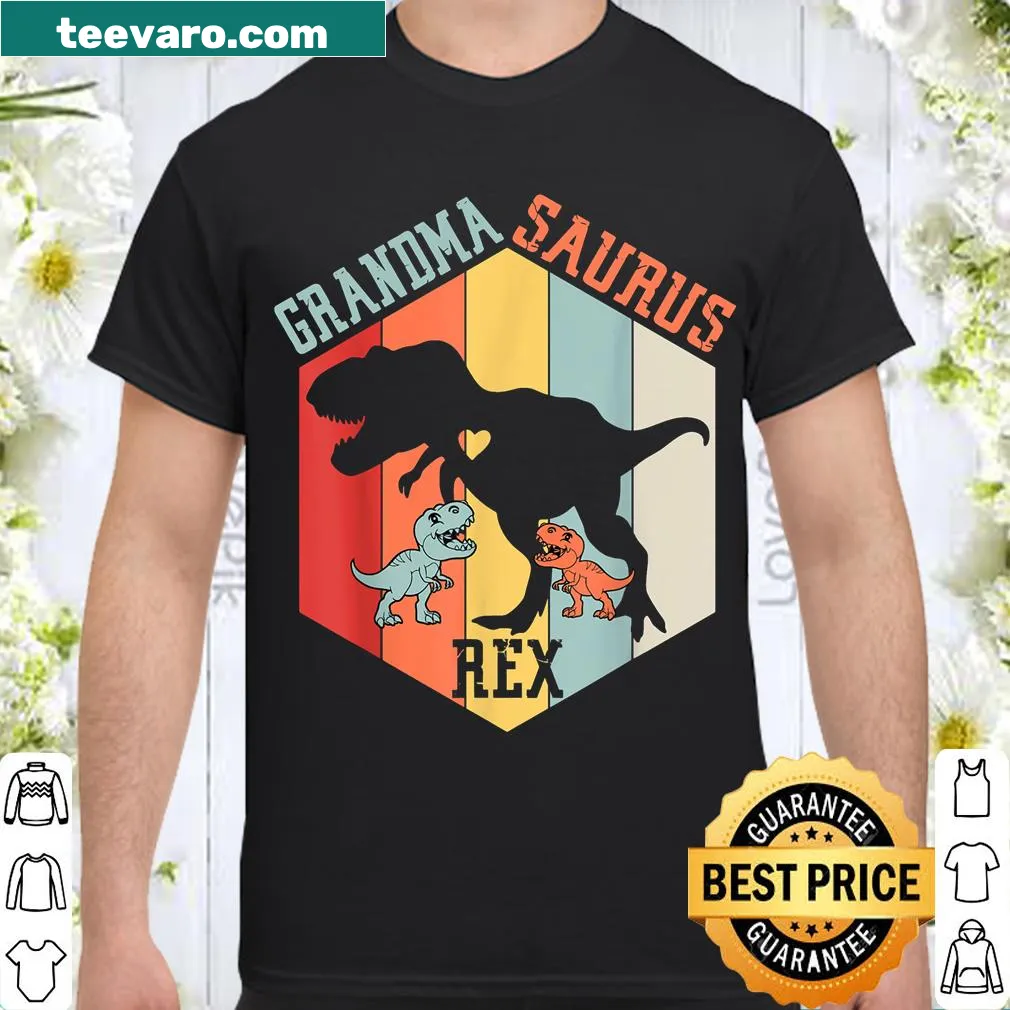 Funny dinosaur-themed Grandma t-shirt