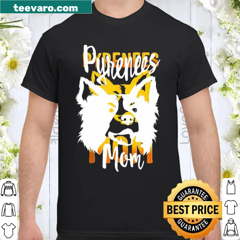 Shirt for Great Pyrenees moms with the phrase 'Great Pyrenees Mom' in affectionate typography.