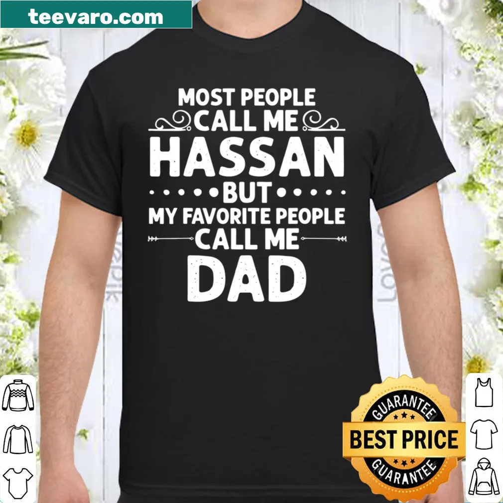 Personalized HASSAN Name Father's Day shirt