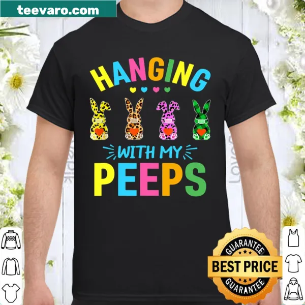 Cute Easter shirt with bunny rabbits and playful text