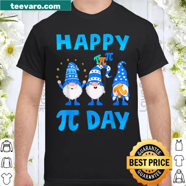 Gnome illustration celebrating Pi Day humorously