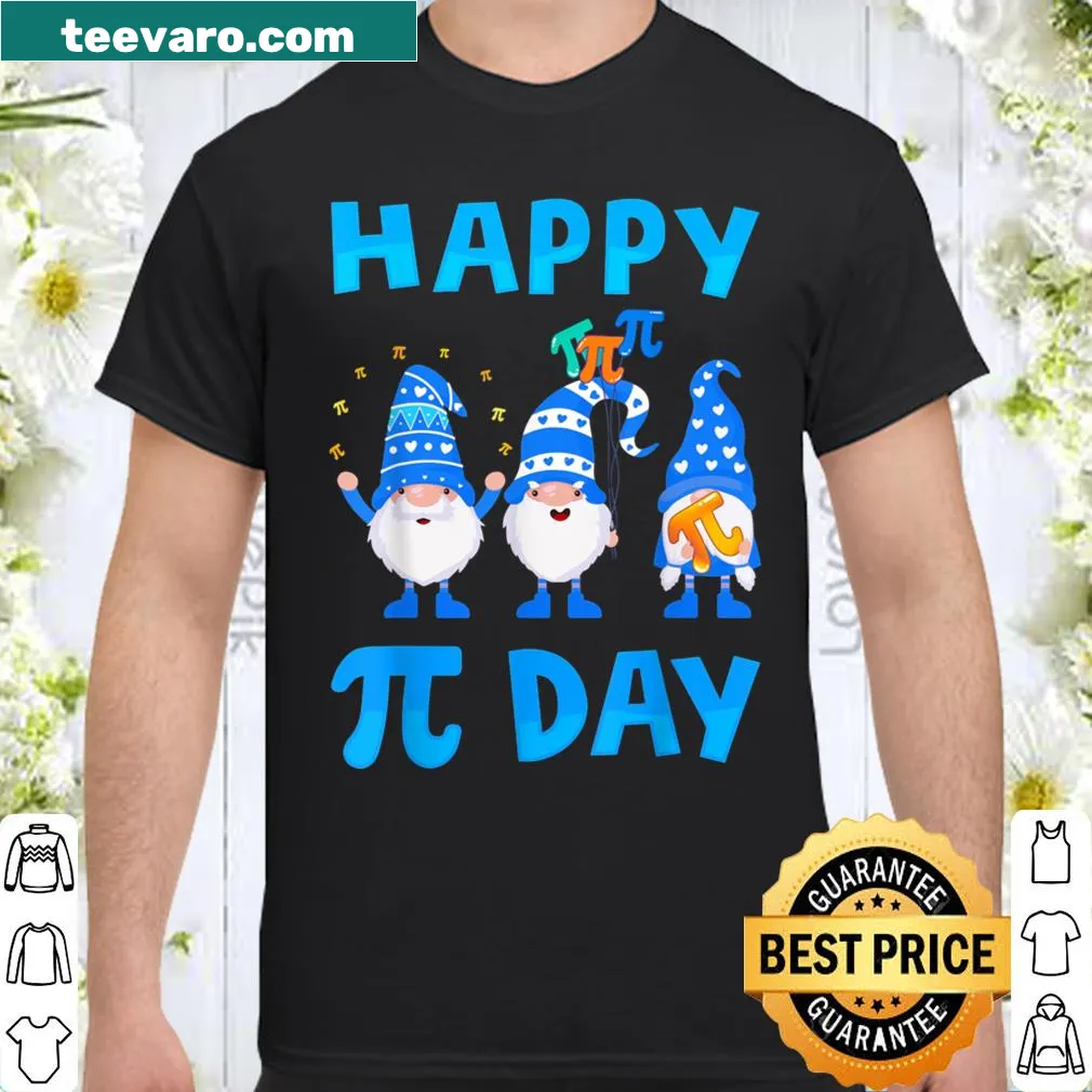 Gnome illustration celebrating Pi Day humorously