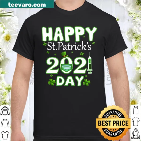 Shirt with shamrocks and leprechaun hat for St. Patrick's Day