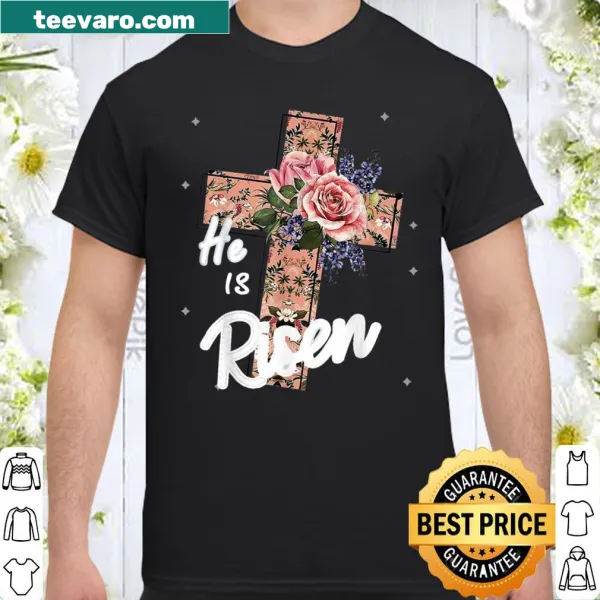 Floral shirt celebrating the Easter message of resurrection