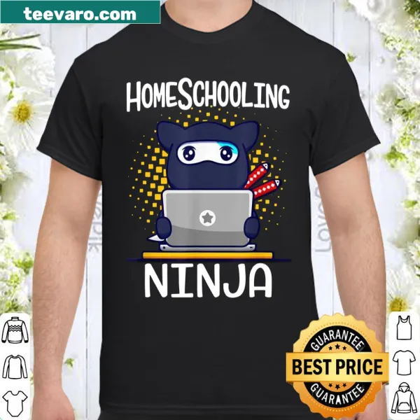 Homeschooling Ninja shirt for moms with a fun graphic