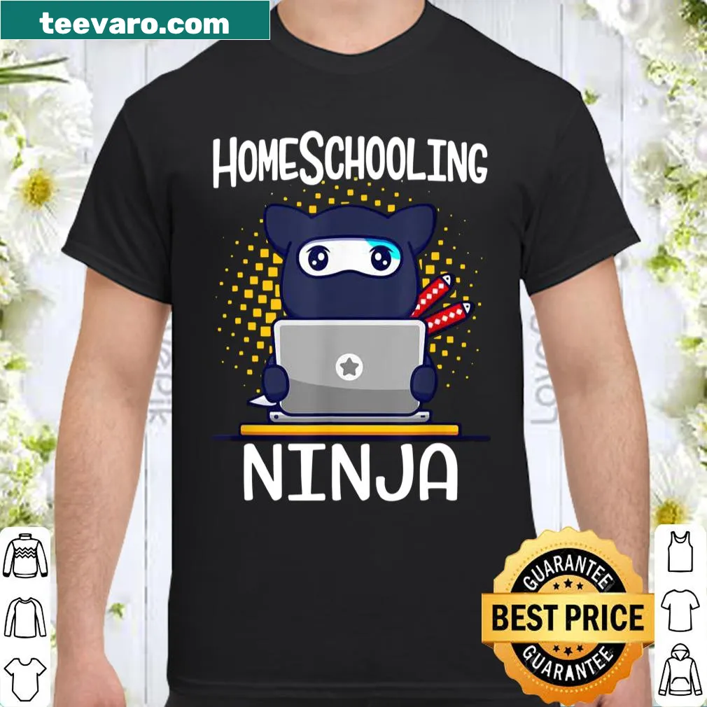 Homeschooling Ninja shirt for moms with a fun graphic