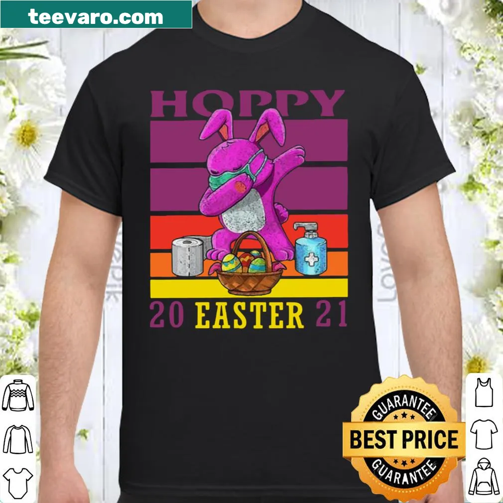 Hoppy Easter 2021 shirt with festive graphics