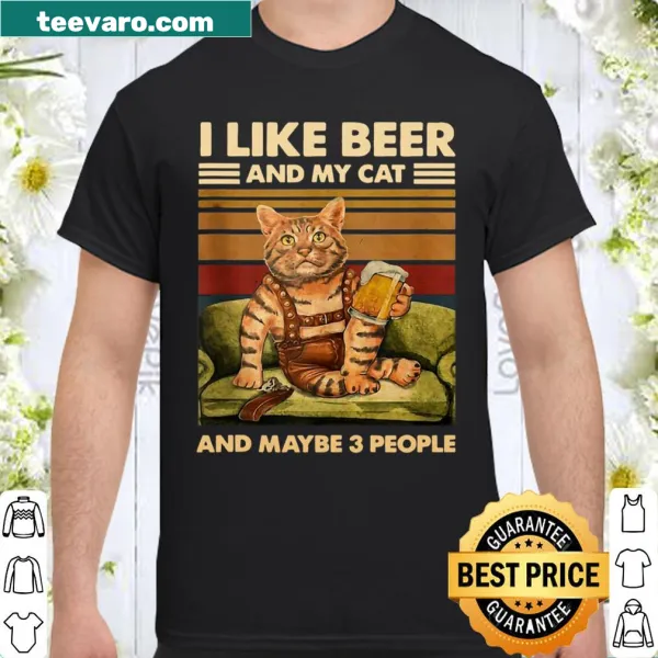 Playful text about beer, cats, and a few friends