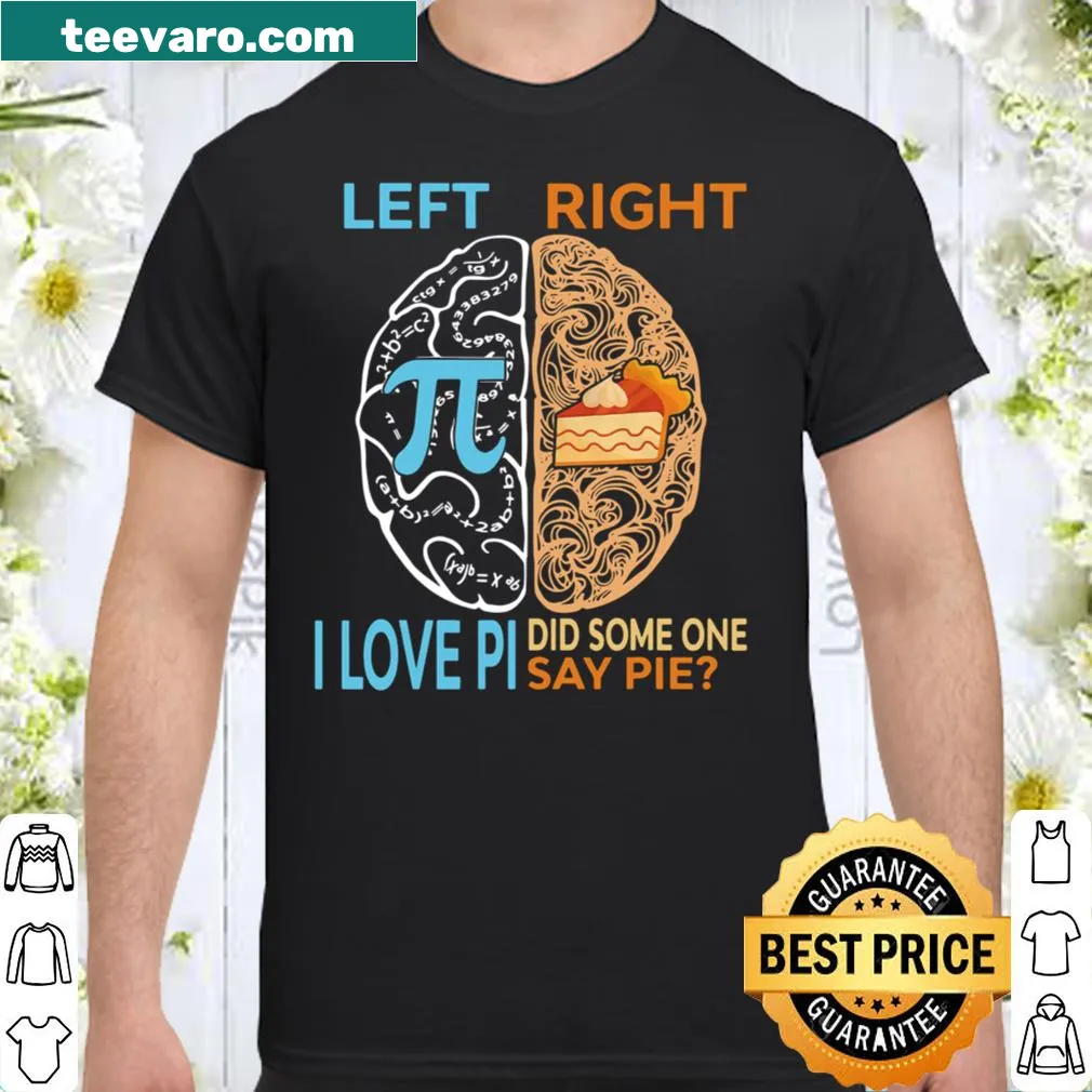 Shirt with 'I Love Pi' text for math enthusiasts
