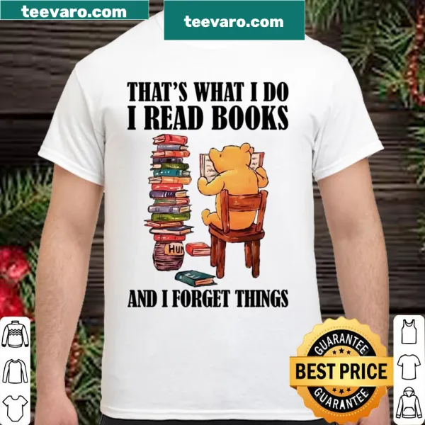 Funny shirt with a bear graphic and a humorous reading quote.