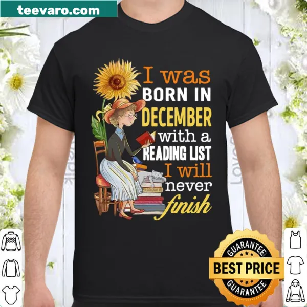 Customized shirt celebrating love for books and birthday months