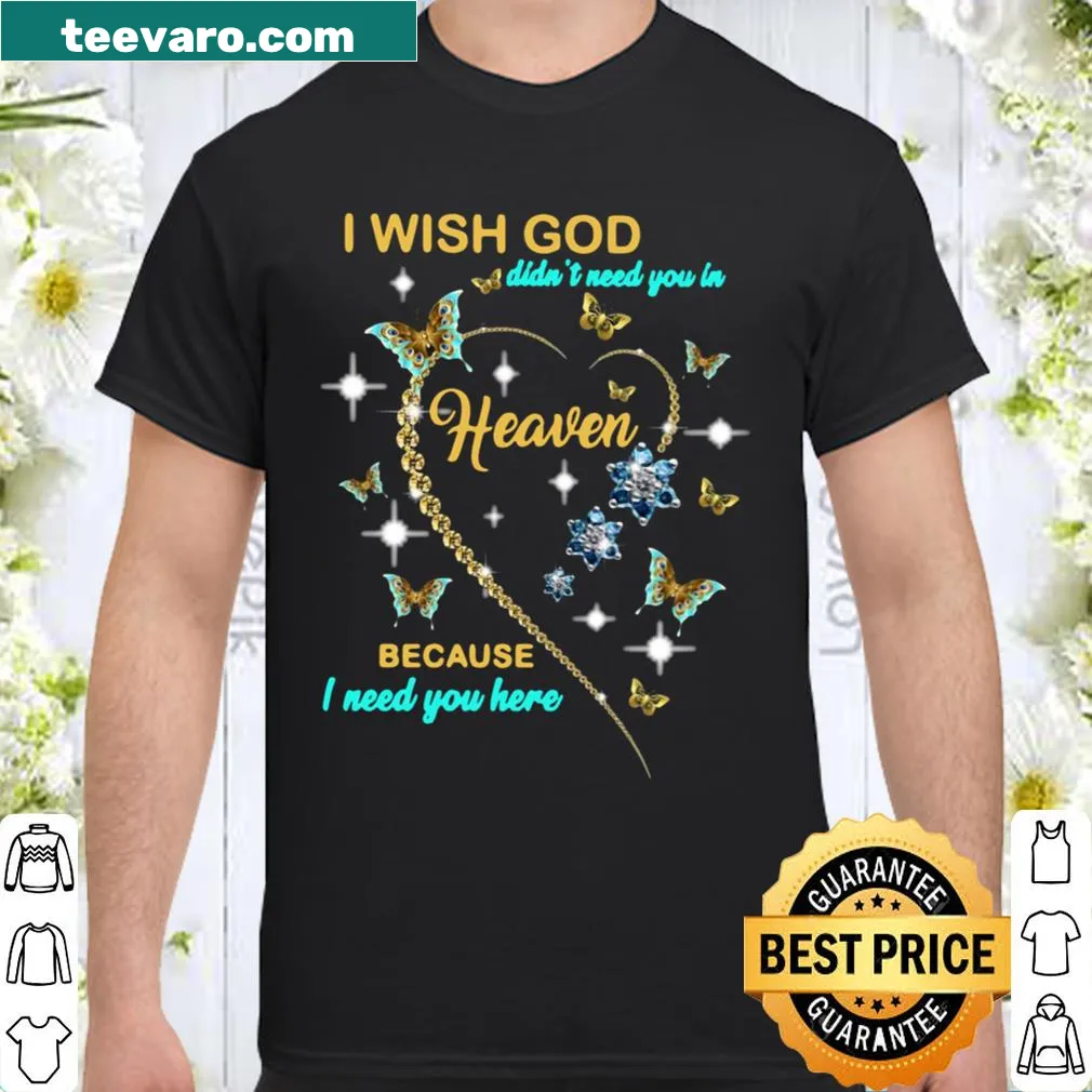 Sentimental shirt expressing longing for a loved one with elegant text