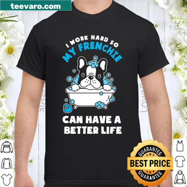 Vintage-style shirt with a humorous message about French Bulldogs.