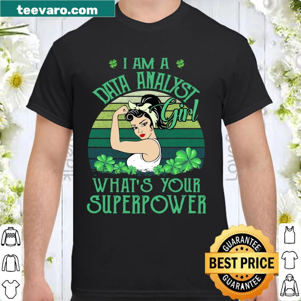 Playful shirt for data analysts with humorous text