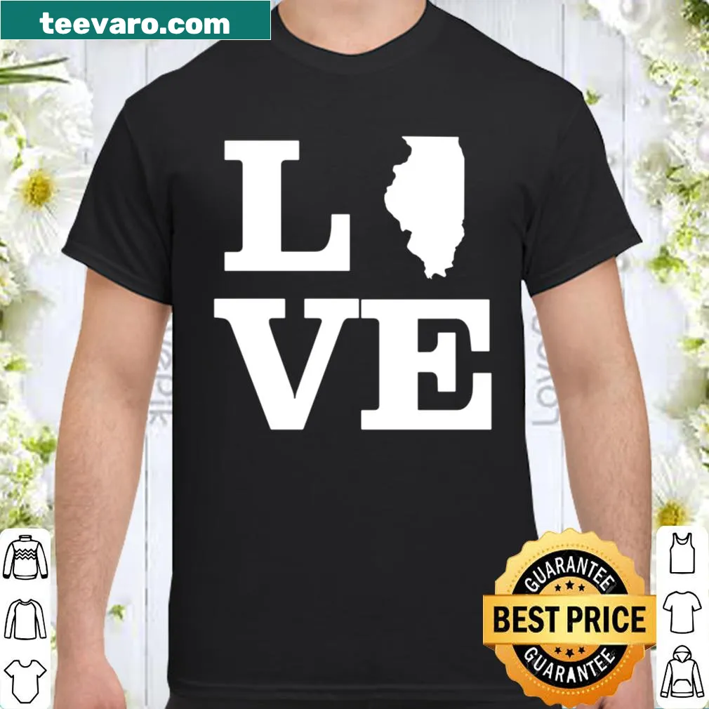 Silhouette of Illinois state outline design