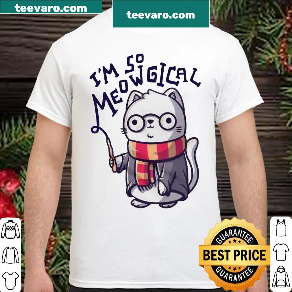 Cute cartoon shirt with 'I'm So Meowgical' phrase