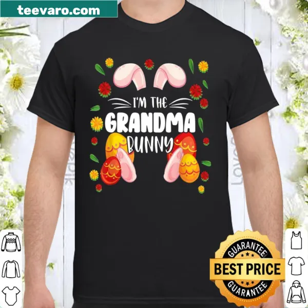 Cute cartoon Grandma Bunny shirt with playful bunny graphics