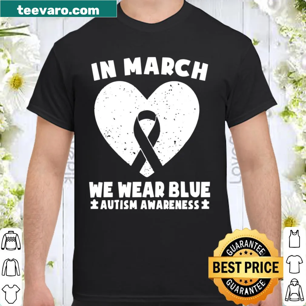 Shirt with the phrase about autism awareness and rainbow design