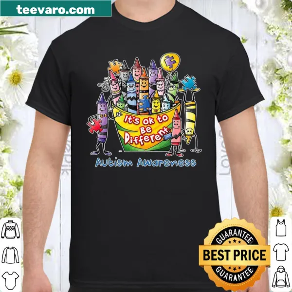 Inspirational shirt promoting autism awareness and acceptance.