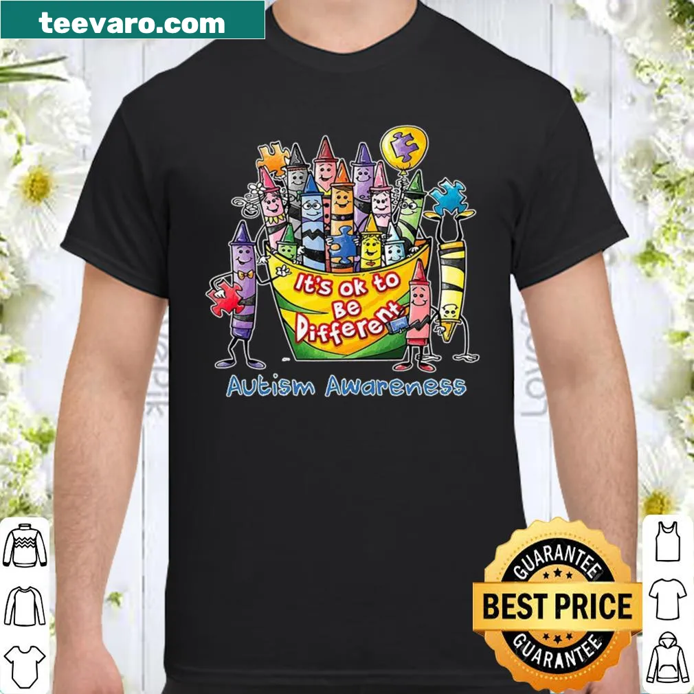 Inspirational shirt promoting autism awareness and acceptance.