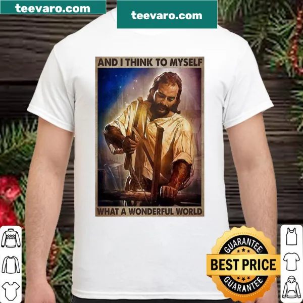 Inspirational shirt with a faith-based message about the world.
