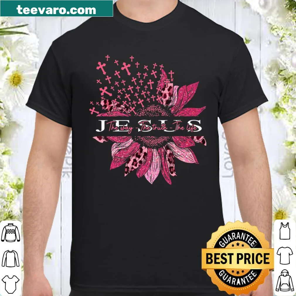 Faith-themed t-shirt featuring the phrase about Jesus.