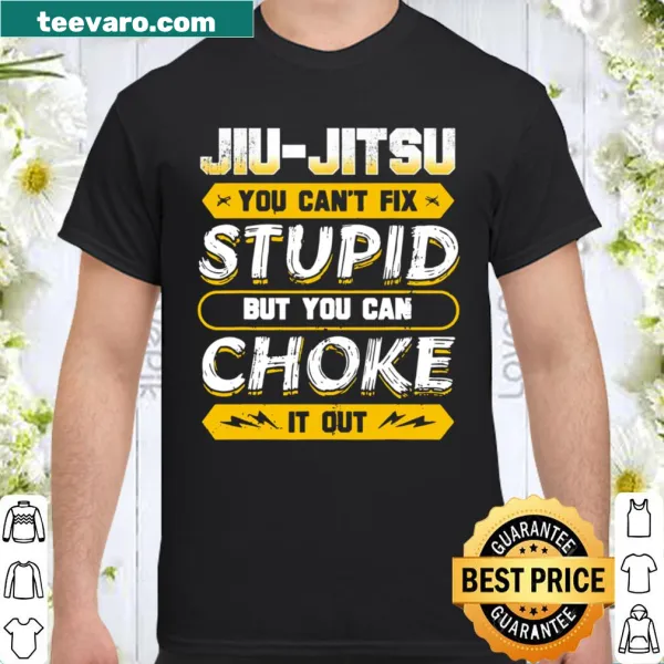 Typography shirt representing Jiu Jitsu and martial arts