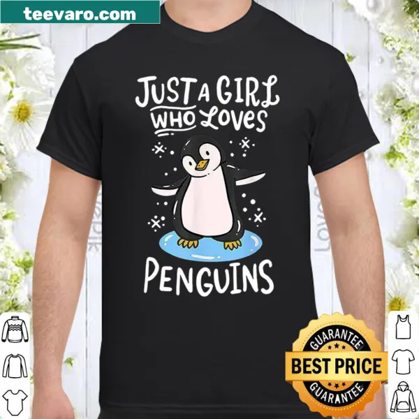 Shirt featuring a playful design with penguins and text